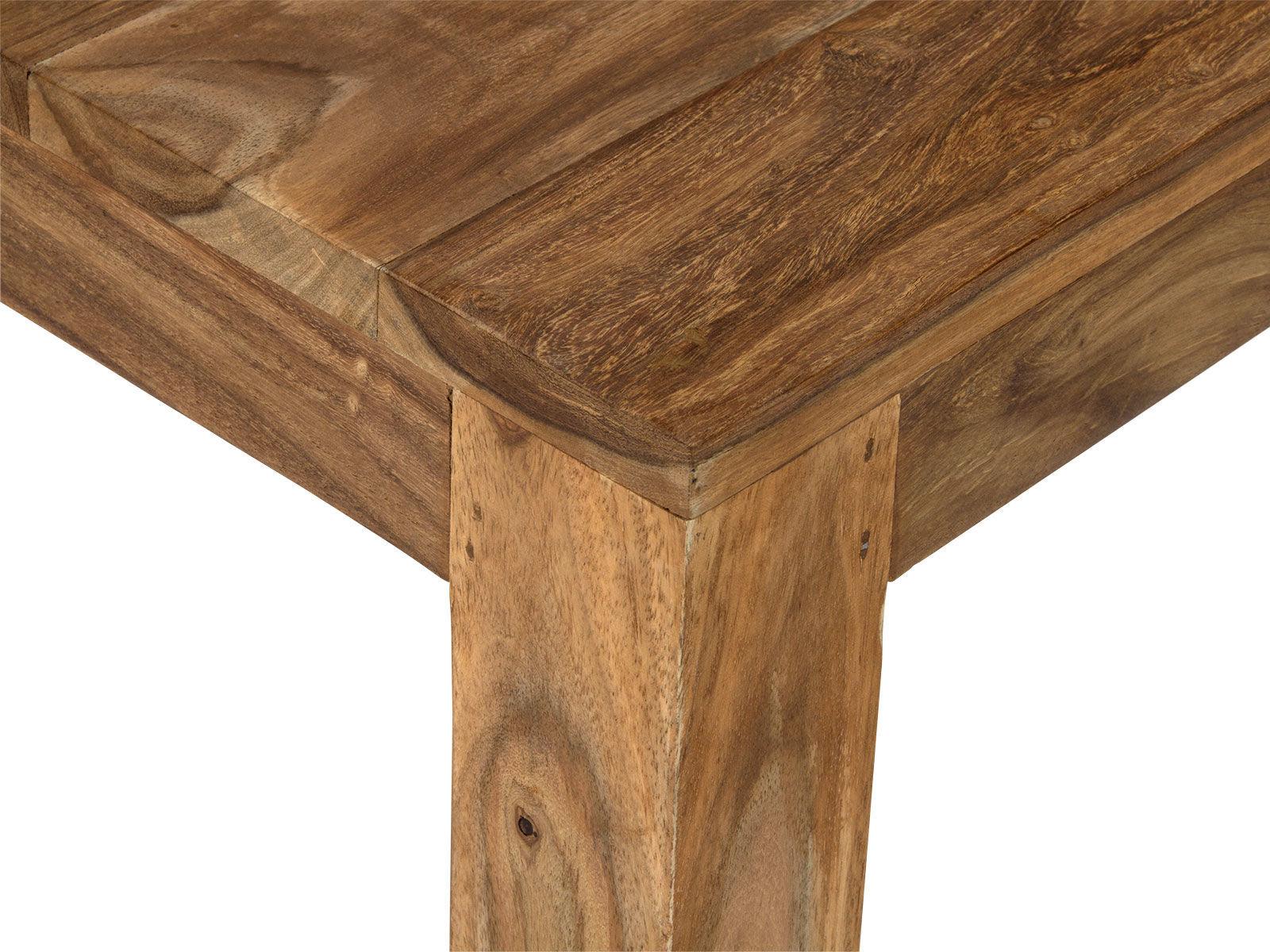 Nilay Contemporary Natural Sheesham Dining Set #2 - Duraster