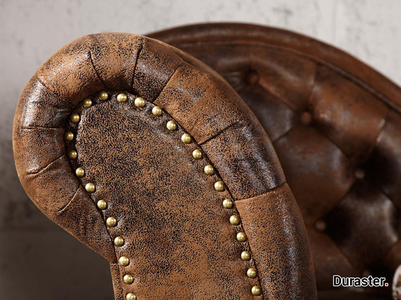 Norwich Vintage Brown Chesterfield Lounge #43 - Duraster