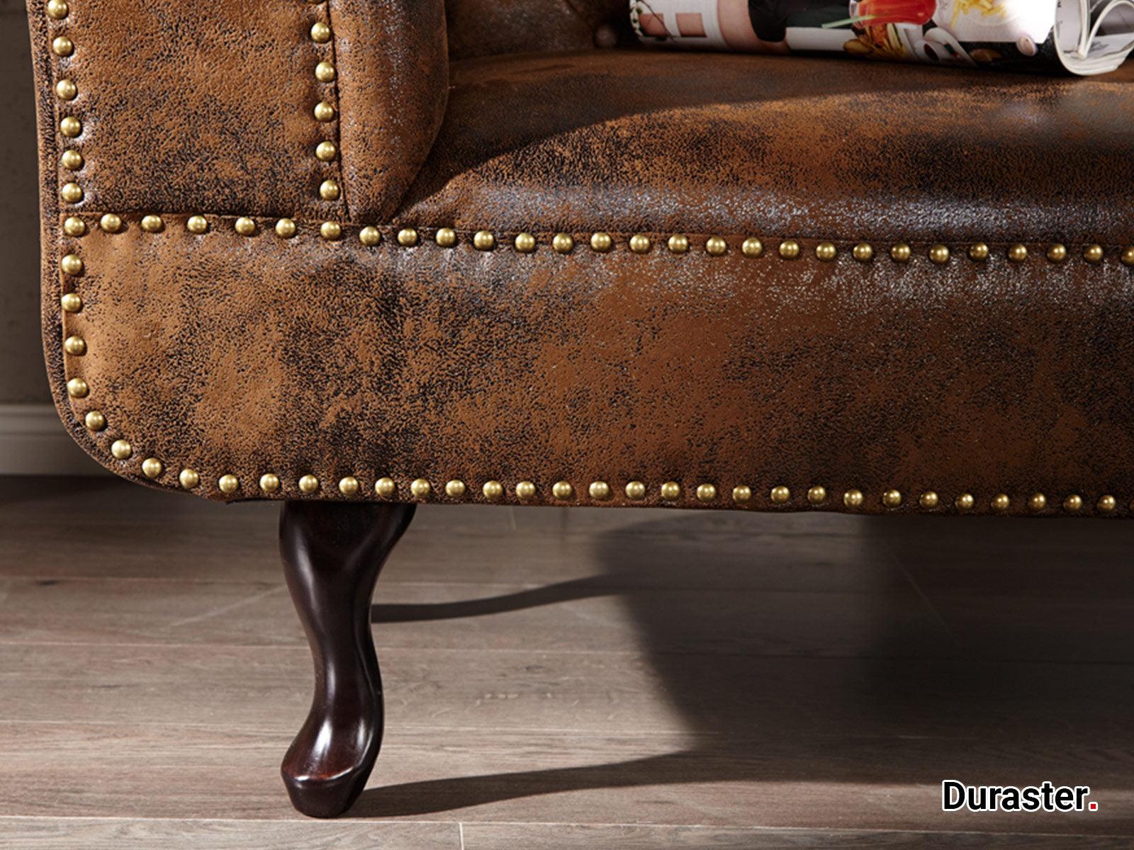 Norwich Vintage Brown Chesterfield Lounge #43 - Duraster