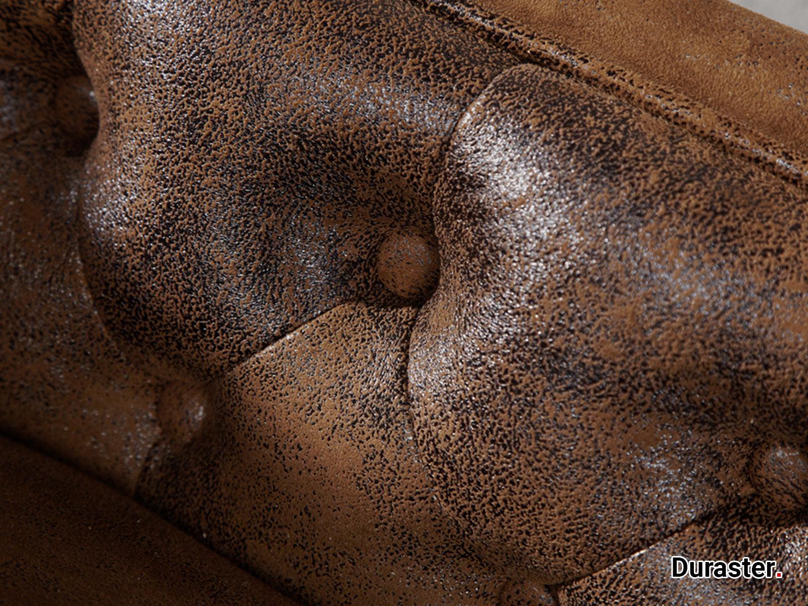 Norwich Vintage Brown Chesterfield Lounge #43 - Duraster