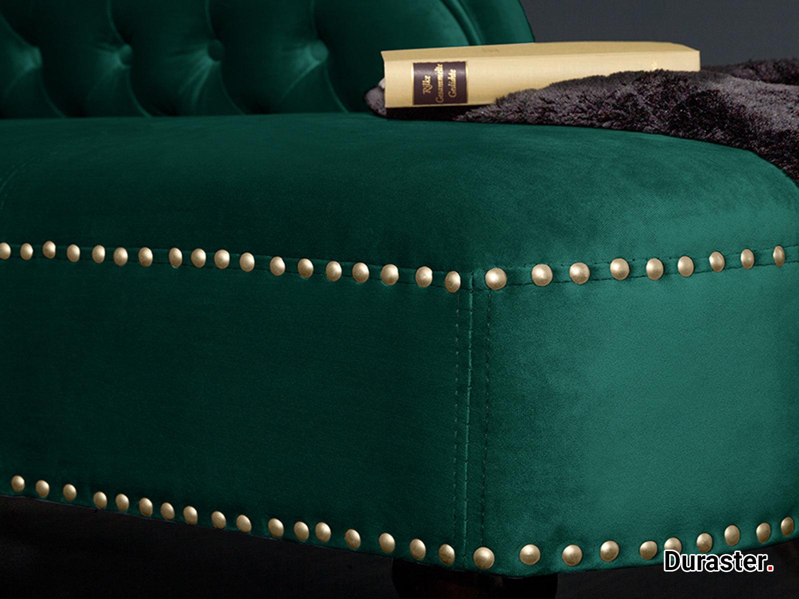Norwich Vintage Emerald Green Chesterfield Lounge #46 - Duraster