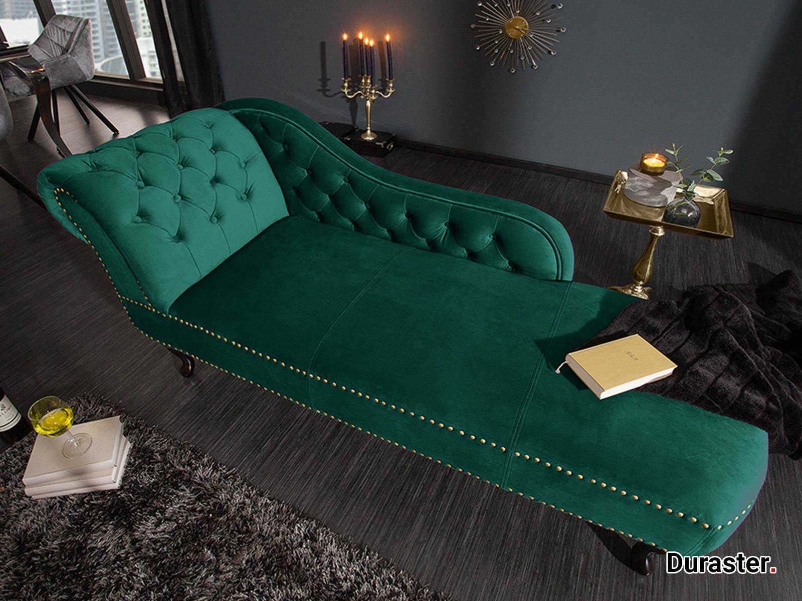 Norwich Vintage Emerald Green Chesterfield Lounge #46 - Duraster