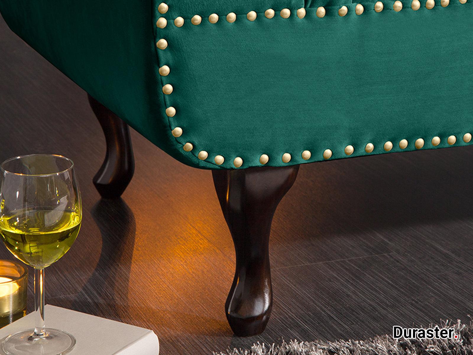 Norwich Vintage Emerald Green Chesterfield Lounge #46 - Duraster