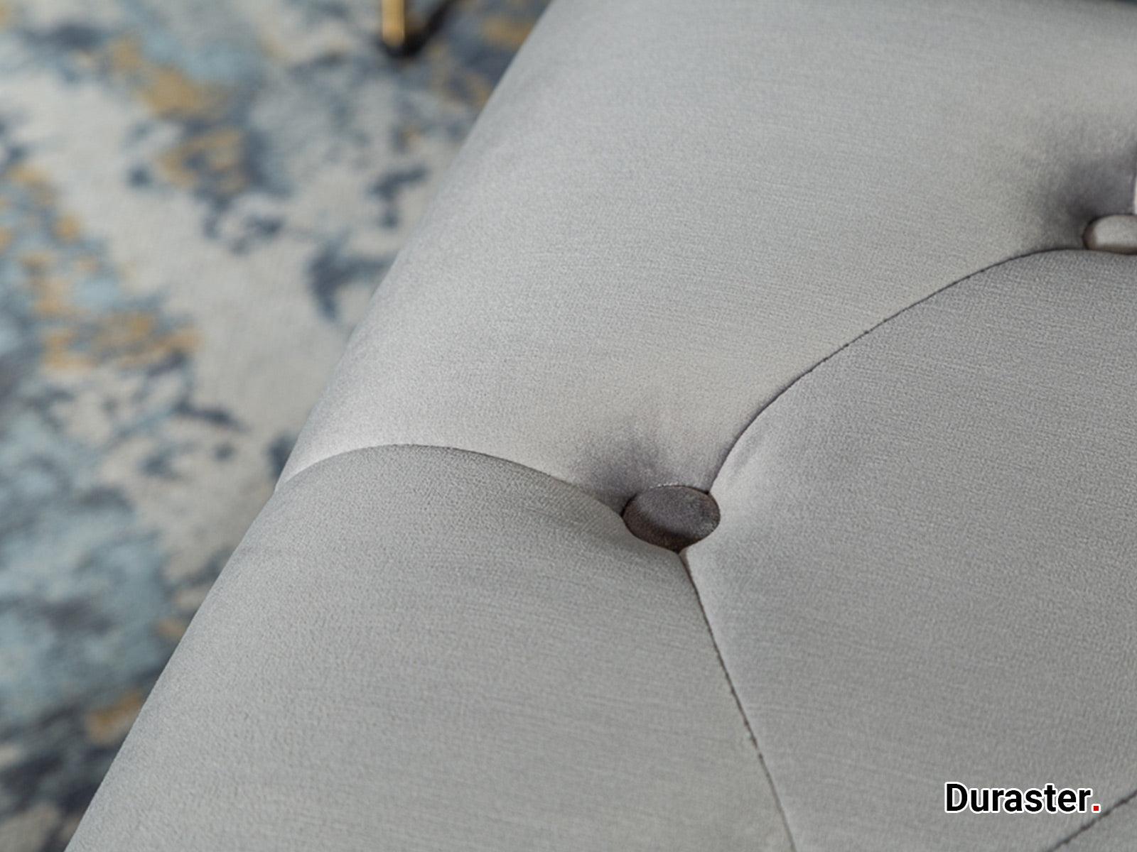 Norwich Chesterfield Premium Fabric Ottoman #41 - Duraster