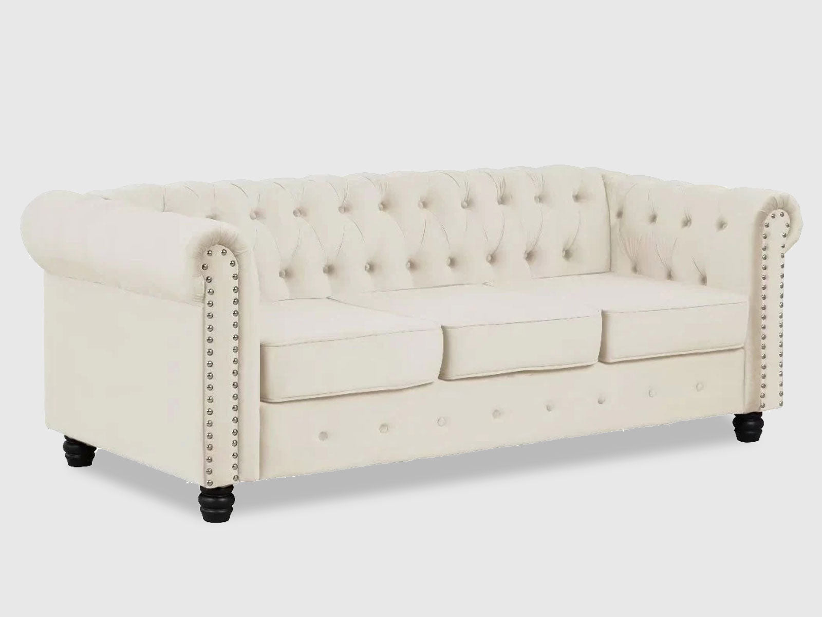 Duraster Chesterfield Vintage Three Seater Sofa #52 - Image 3