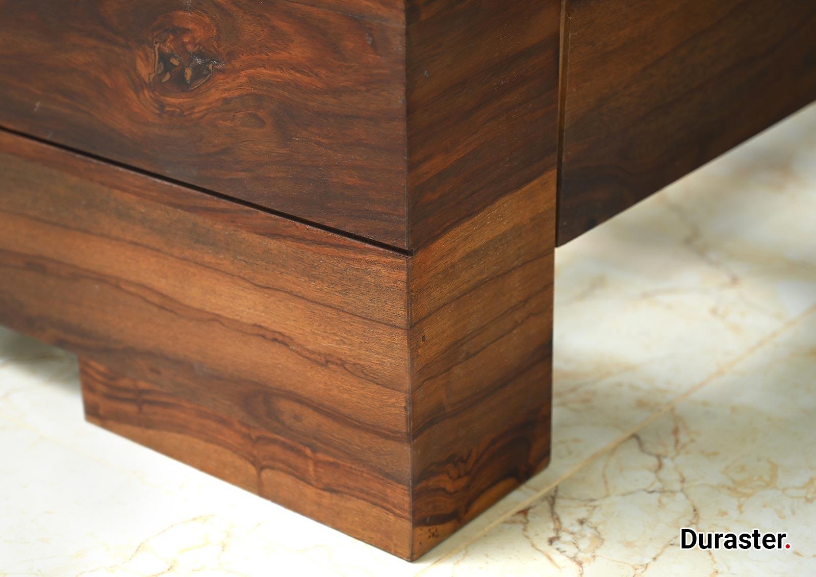 Raygoor Modern Sheesham Wood Bed #1 - Duraster