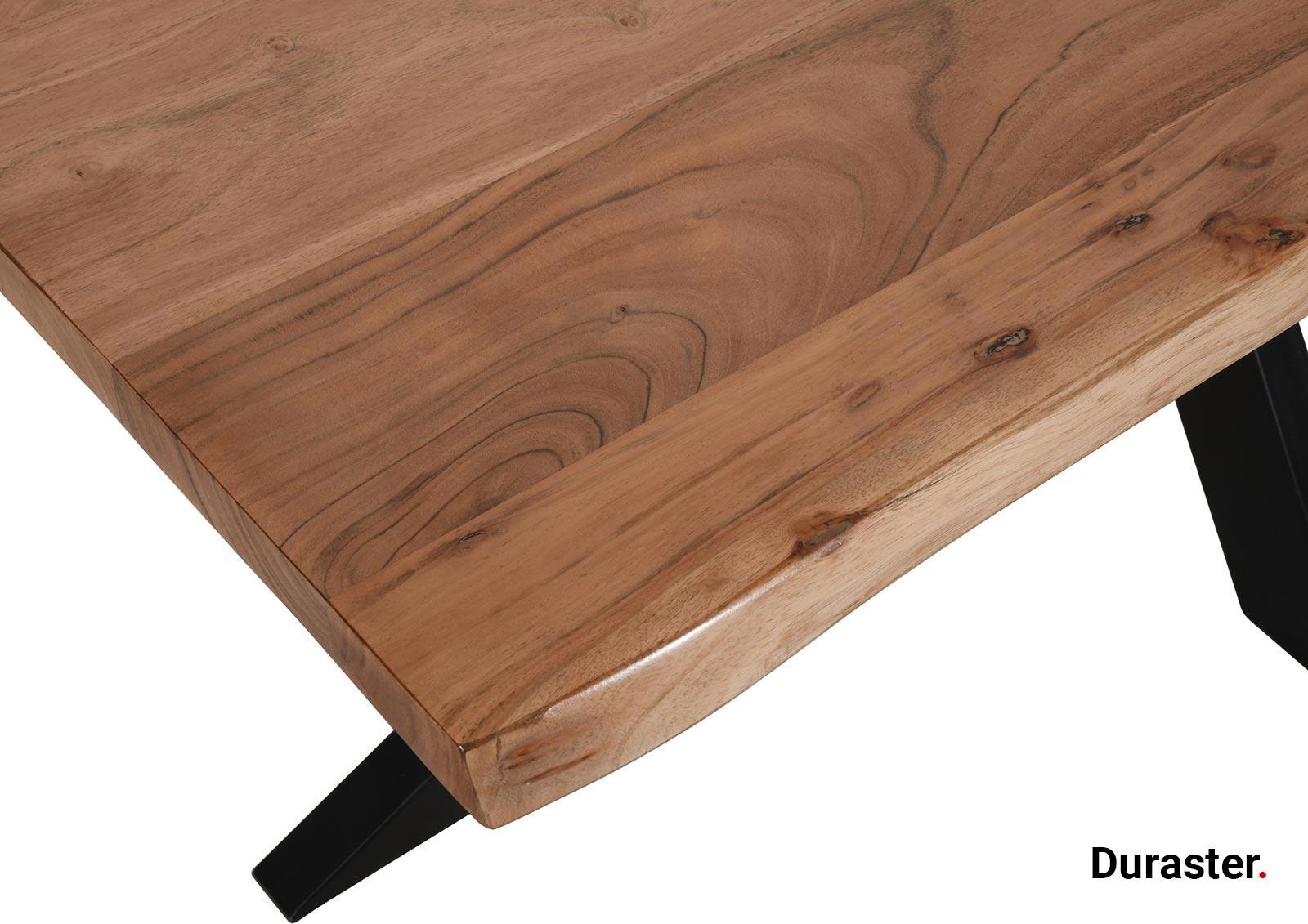 Verge Modern Acacia Live Edge Dining Table #1 - Duraster