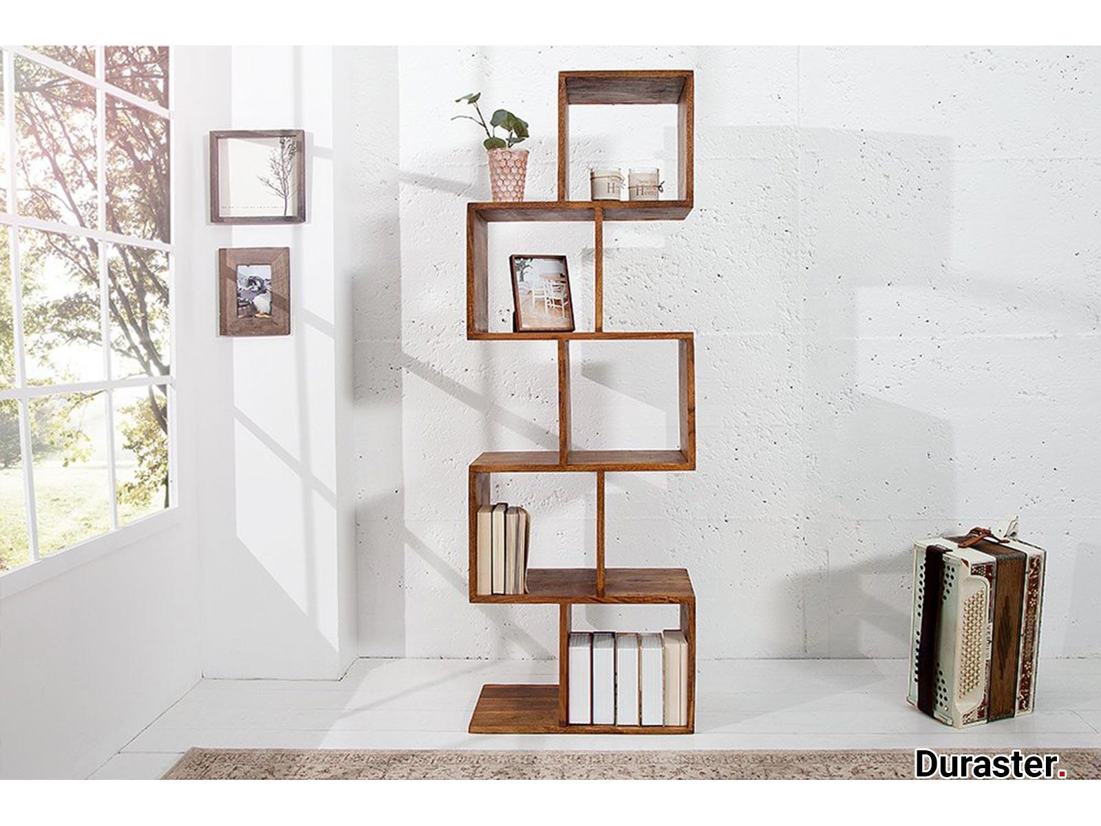 Torpedo Modern Sheesham Wood Bookshelf#1 - Duraster