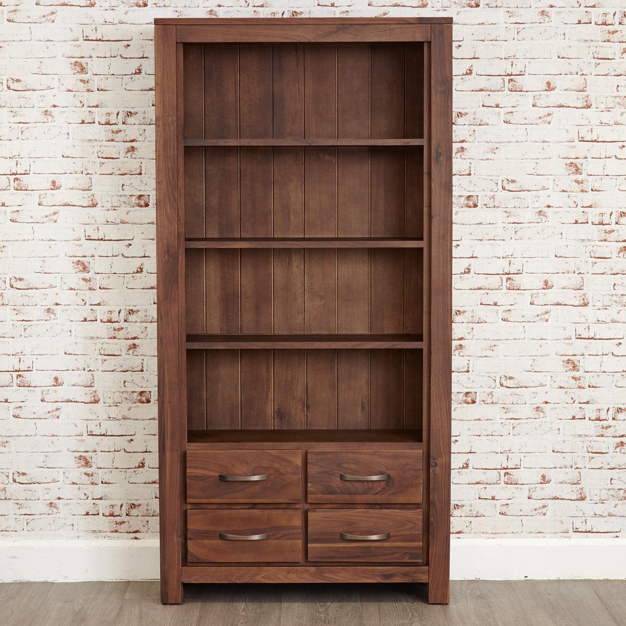Marwar Sheesham Wood Walnut Bookshelf #3 - Duraster