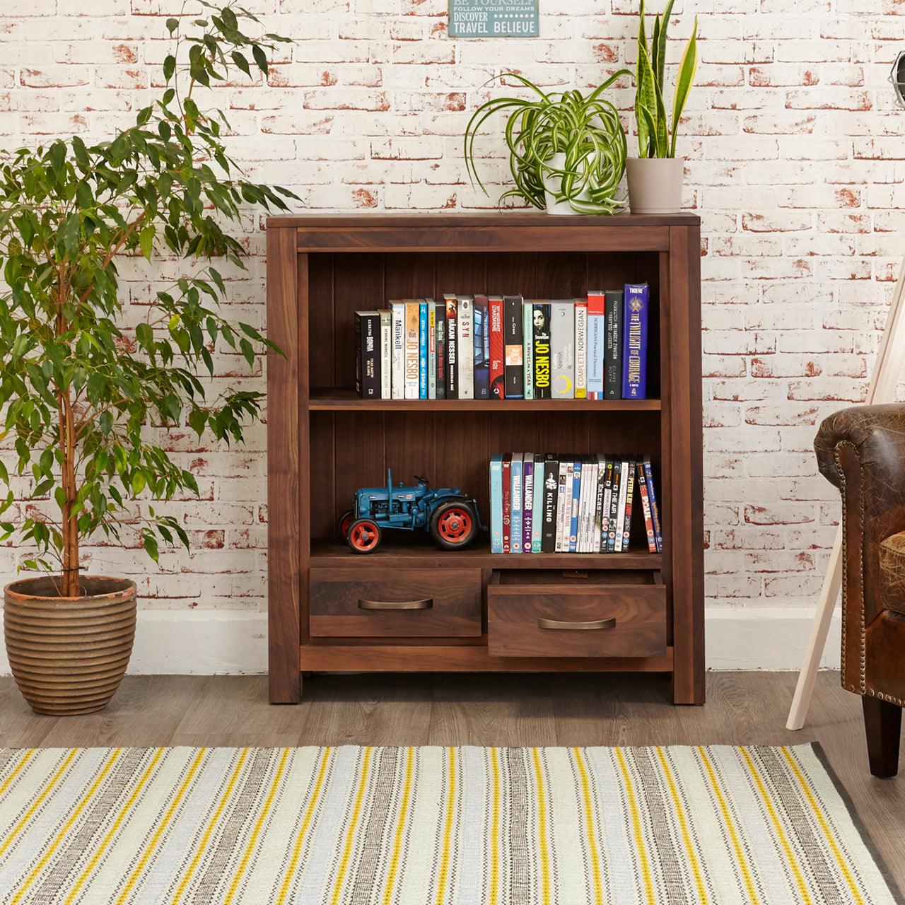 Marwar Sheesham Wood Walnut Bookcase #4 - Duraster