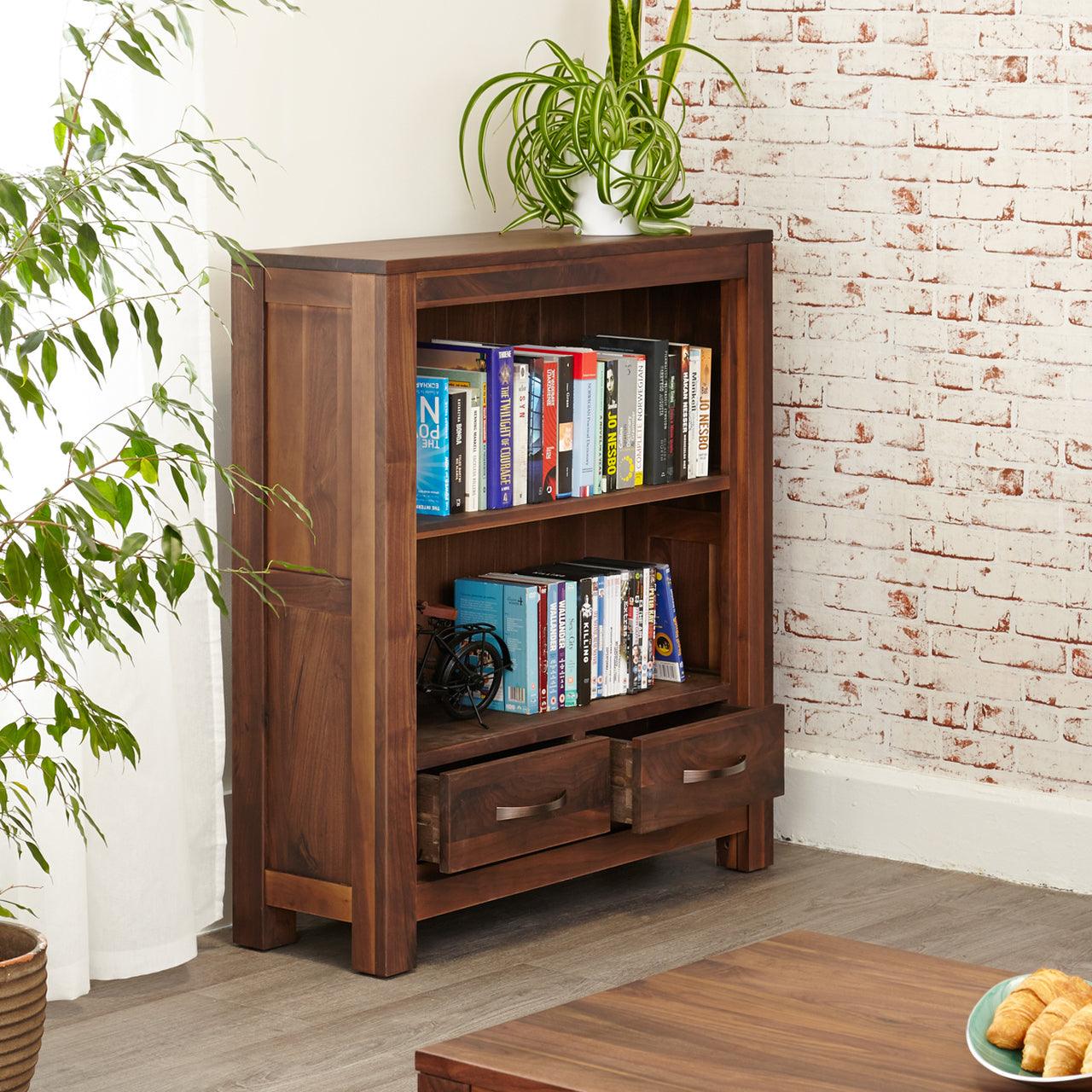 Marwar Sheesham Wood Walnut Bookcase #4 - Duraster