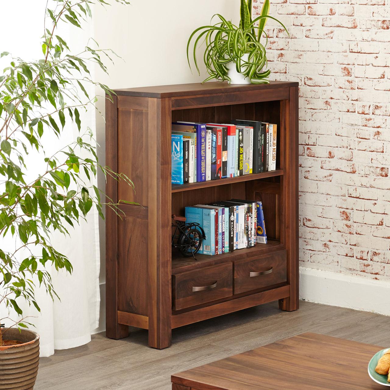Marwar Sheesham Wood Walnut Bookcase #4 - Duraster