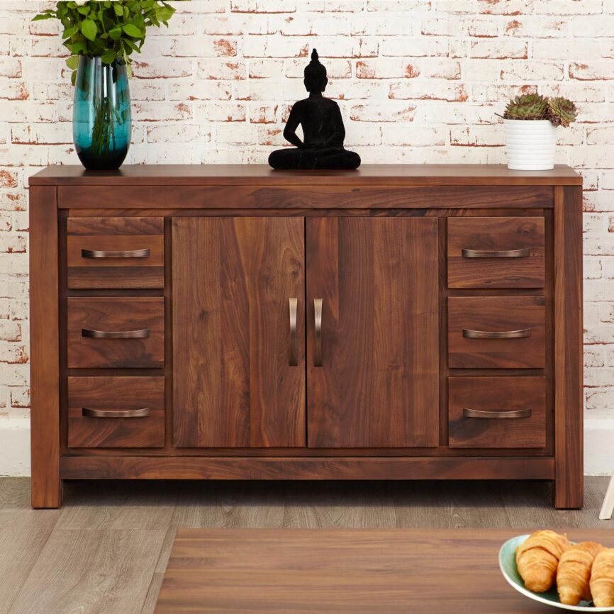 Marwar Sheesham Wood Walnut Sideboard #5 - Duraster