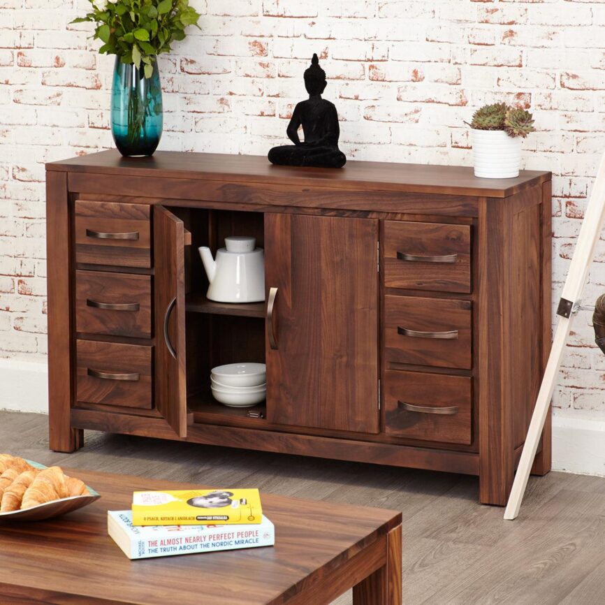 Marwar Sheesham Wood Walnut Sideboard #5 - Duraster