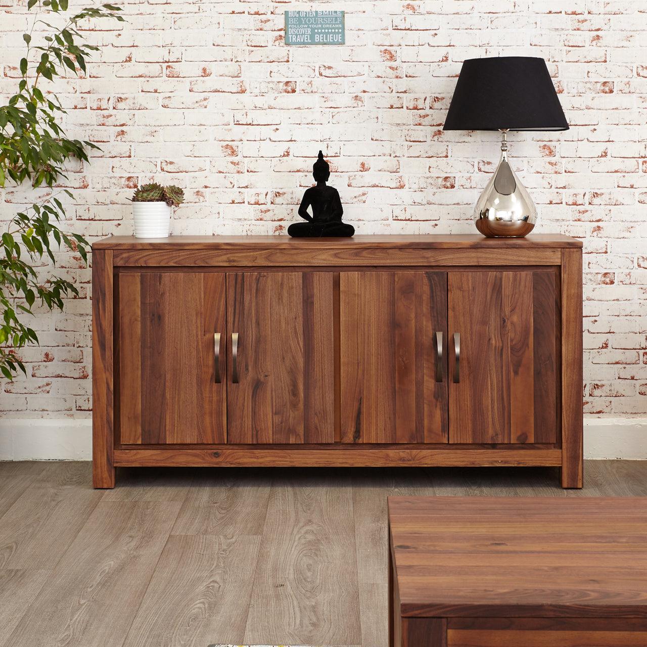 Marwar Sheesham Wood Walnut Sideboard Cabinet #4 - Duraster
