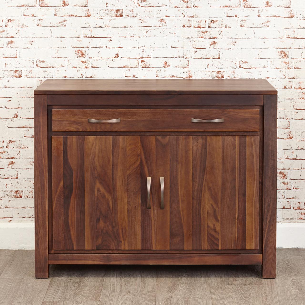 Marwar Sheesham Wood Walnut Home Office Table cum Sideboard Cabinet #2 - Duraster