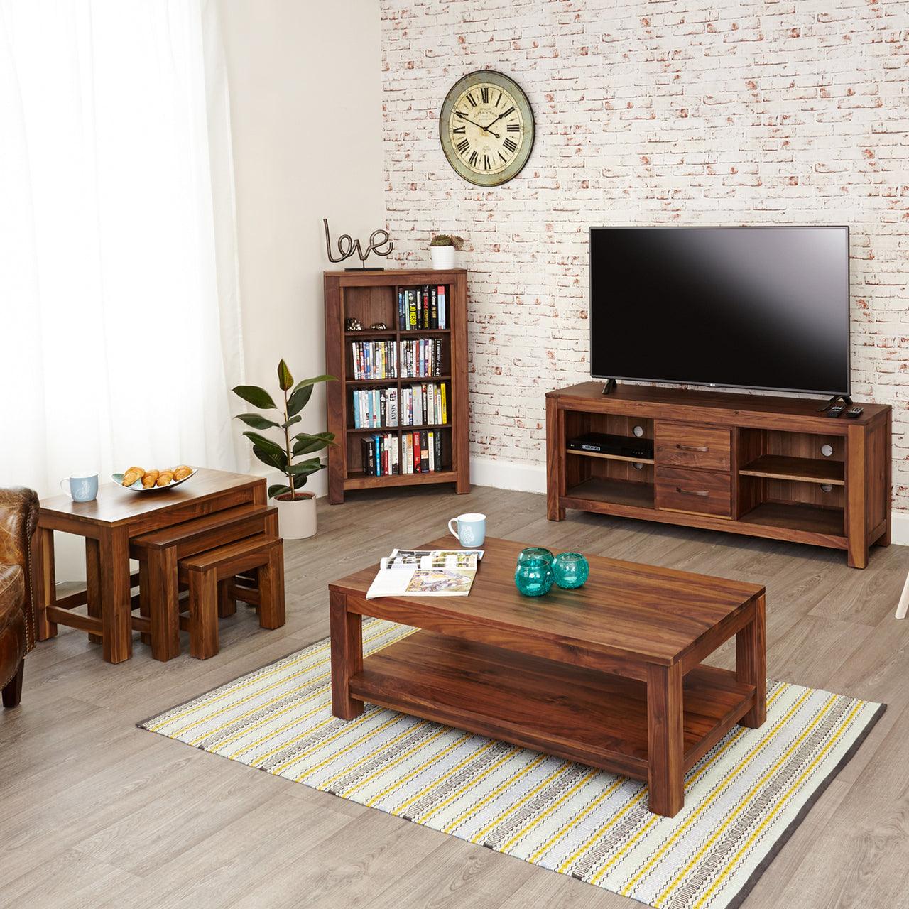 Marwar Sheesham Wood Walnut Nest of Tables #2 - Duraster