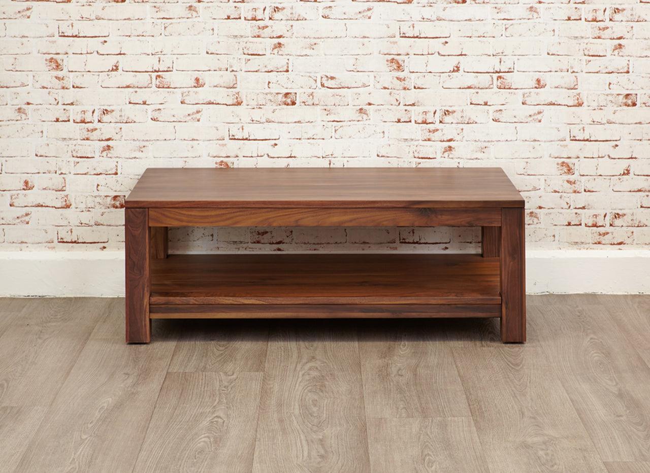 Marwar Sheesham Wood Walnut Coffee Table #3 - Duraster