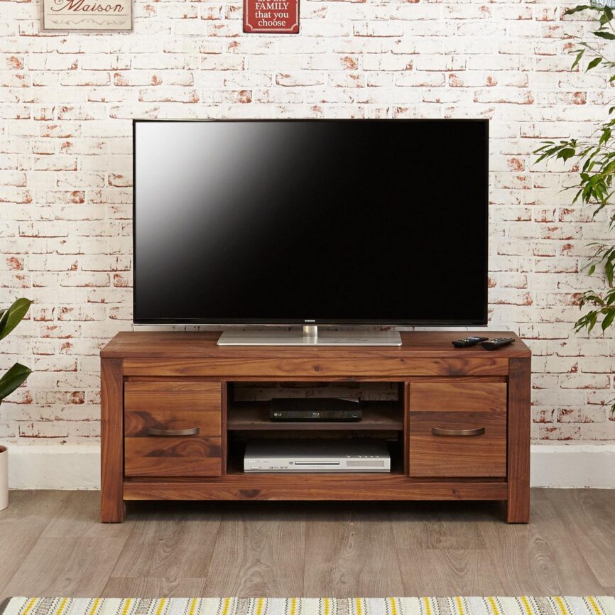 Marwar Sheesham Wood Walnut TV Unit #3 - Duraster