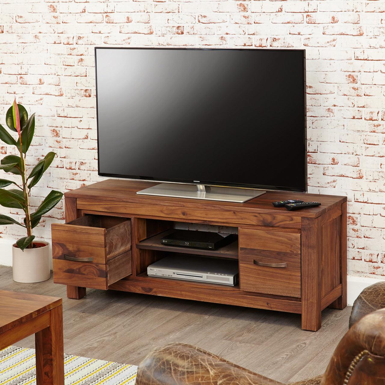 Marwar Sheesham Wood Walnut TV Unit #3 - Duraster