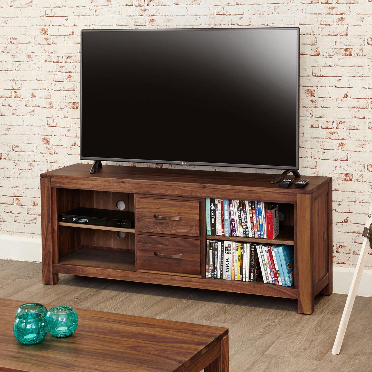 Marwar Sheesham Wood Walnut TV Unit #4 - Duraster
