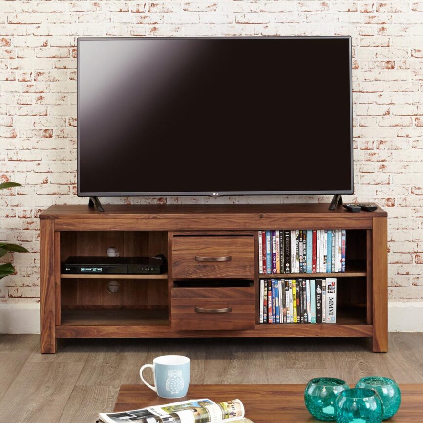 Marwar Sheesham Wood Walnut TV Unit #4 - Duraster