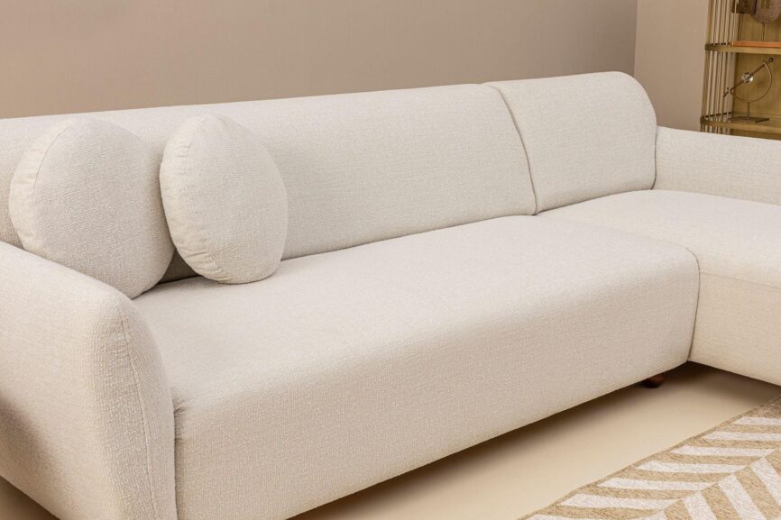 Diana Corner Sofa Ecru#7 - Duraster
