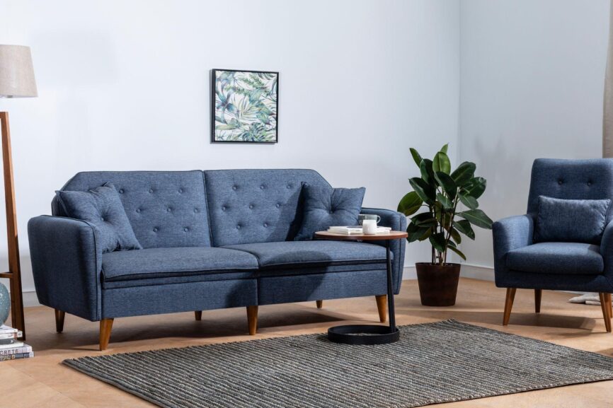 Daisy 3 Seater Navy Blue #10 - Duraster