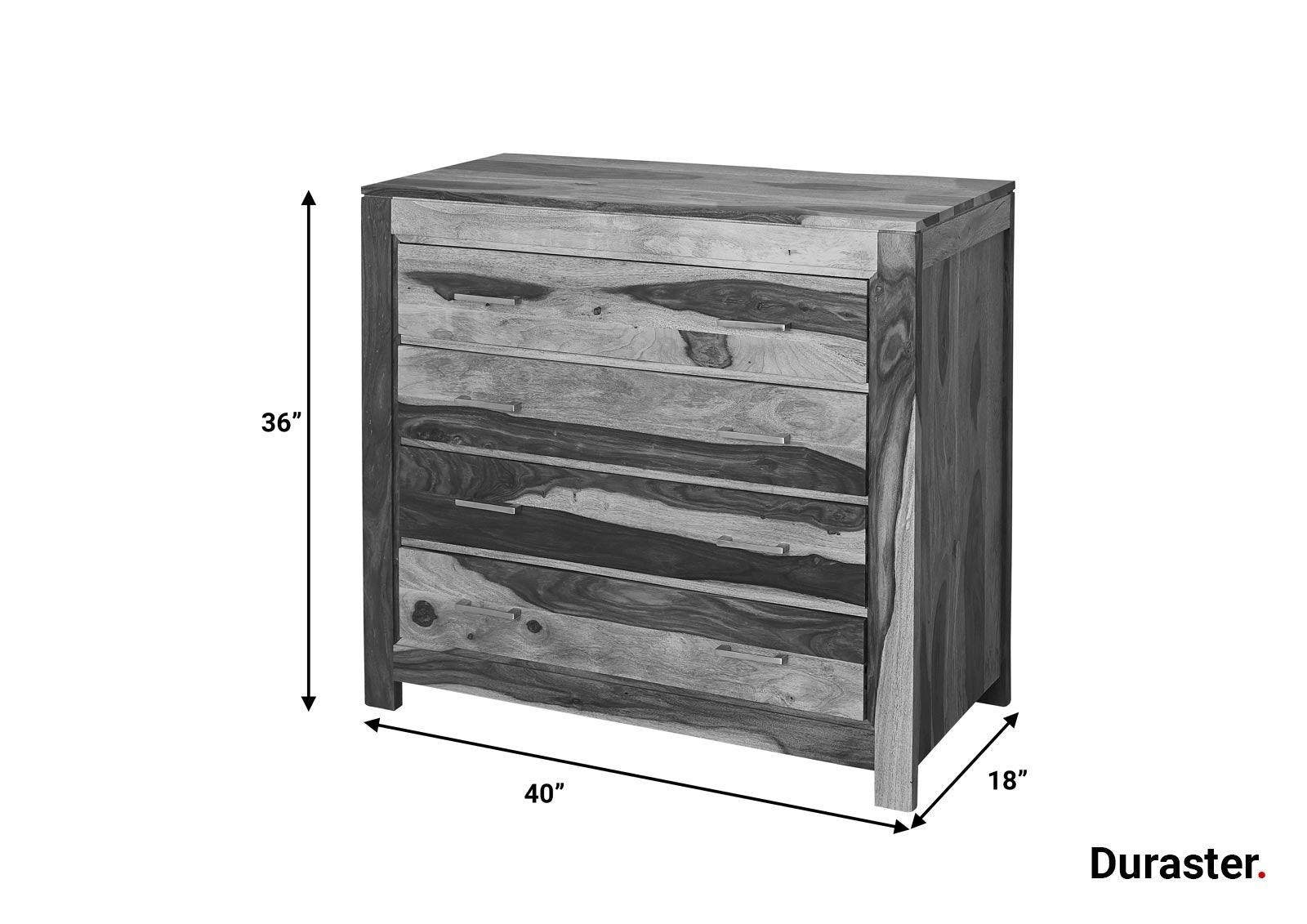 Raygoor Modern Sheesham wood Chest of Drawer#2 - Duraster