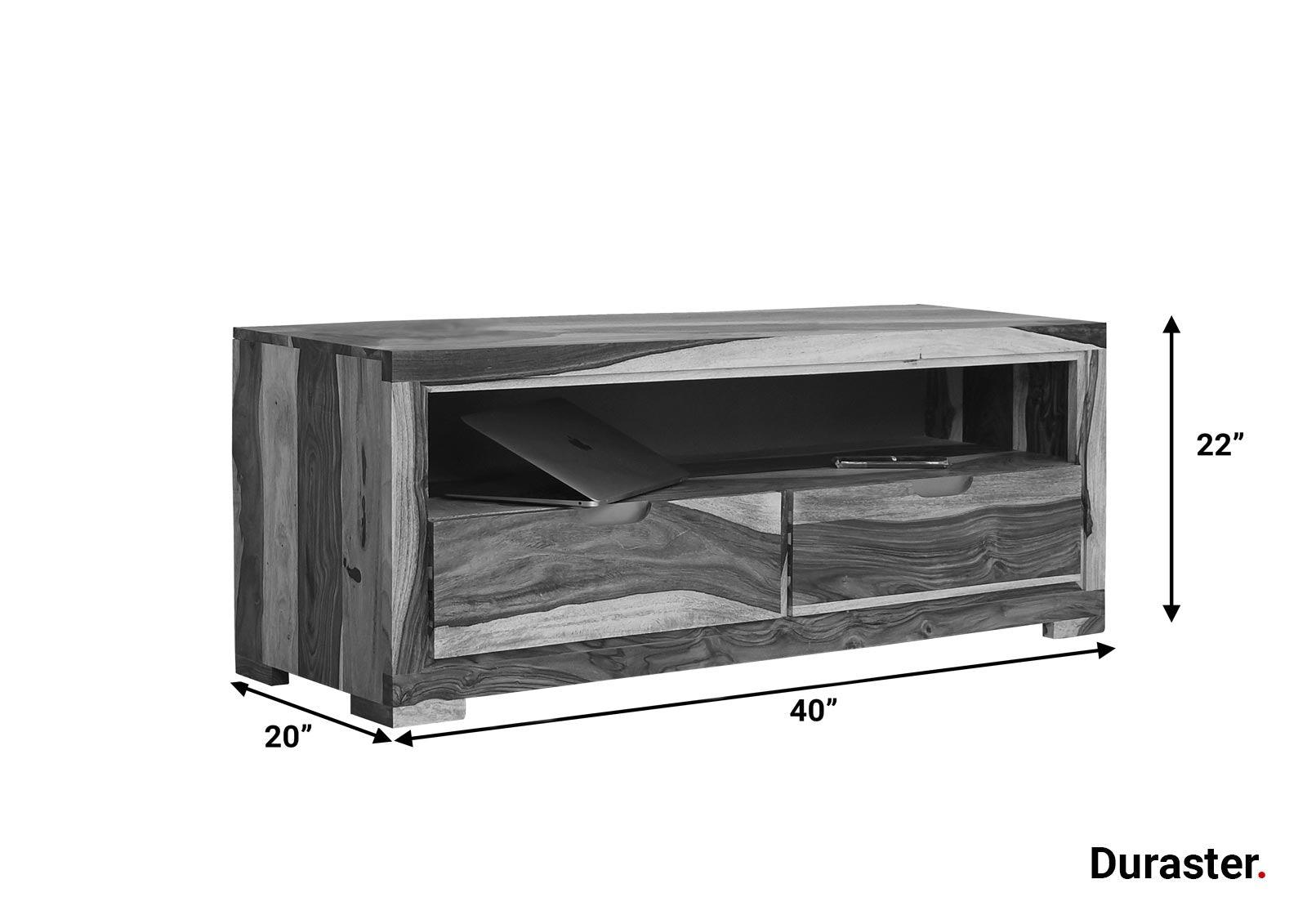 Raygoor Modern Sheesham wood TV Unit #1 - Duraster
