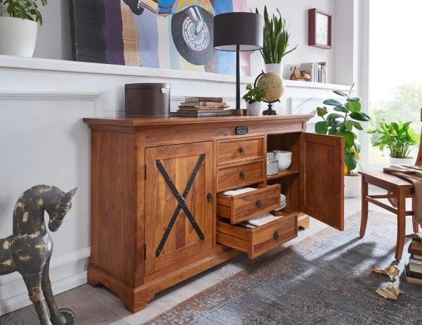Crossroads Sheesham Sideboard Cabinet #3 - Duraster