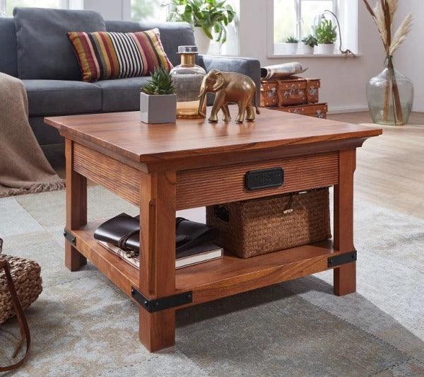 Crossroads Sheesham Coffee table Cabinet #8 - Duraster