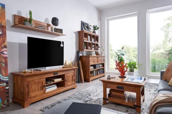 Crossroads Sheesham Coffee table Cabinet #9 - Duraster