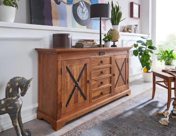 Crossroads Sheesham Sideboard Cabinet #3 - Duraster