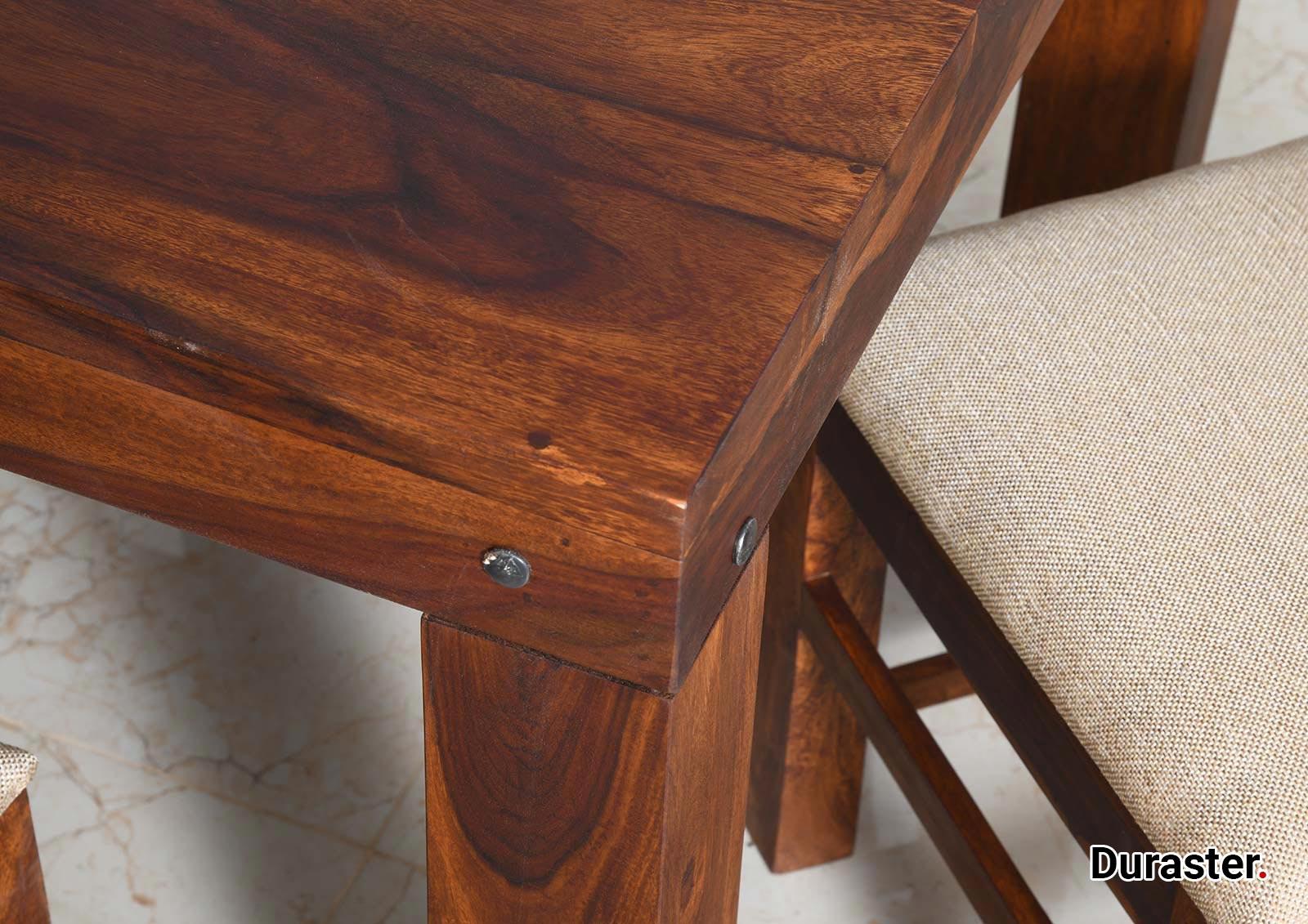 Amber Colonial Sheesham Wood Dining Set # 2 - Duraster