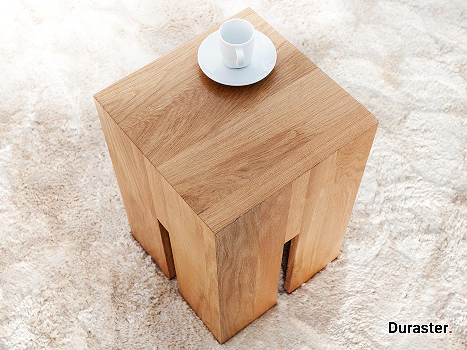 Elementary Modern Sheesham wood Set of 4 Side table / Coffee Table #15 - Duraster