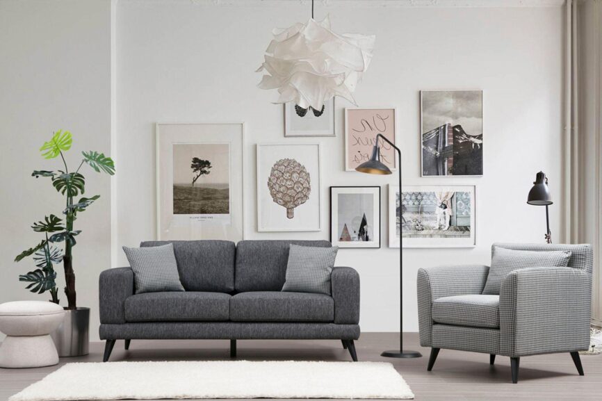 Daisy 3 Seater Anthracite Grey #16 - Duraster