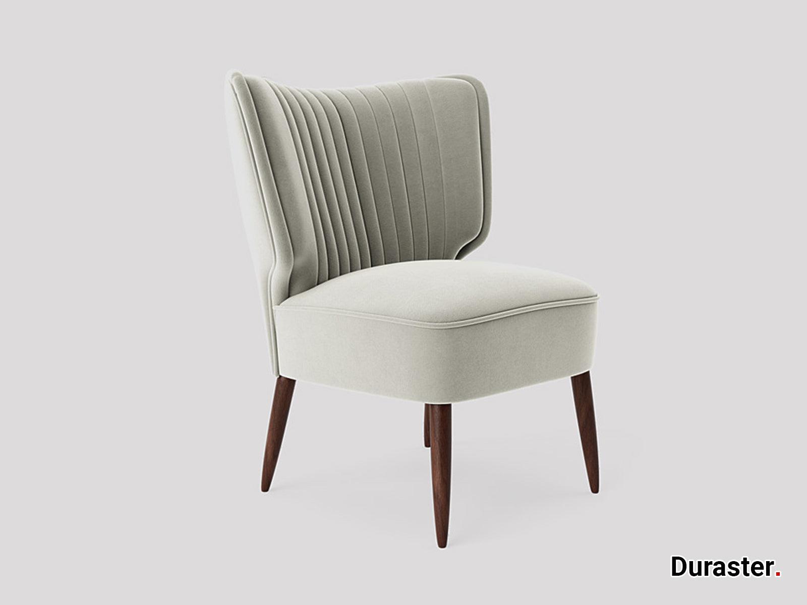 Elemantary Solid Wood Fabric Upholstered Chair #7 - Duraster