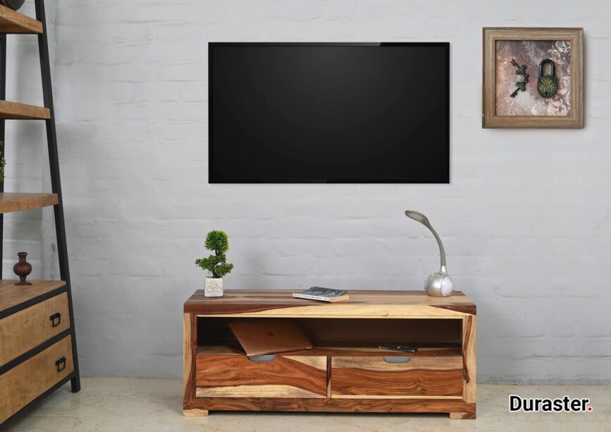 Raygoor Modern Sheesham wood TV Unit #1 - Duraster