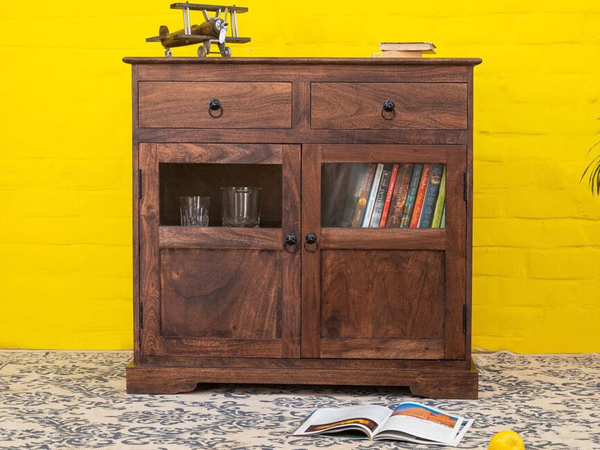 Gangaur Colonial Style Acacia Wood Sideboard #14 - Duraster