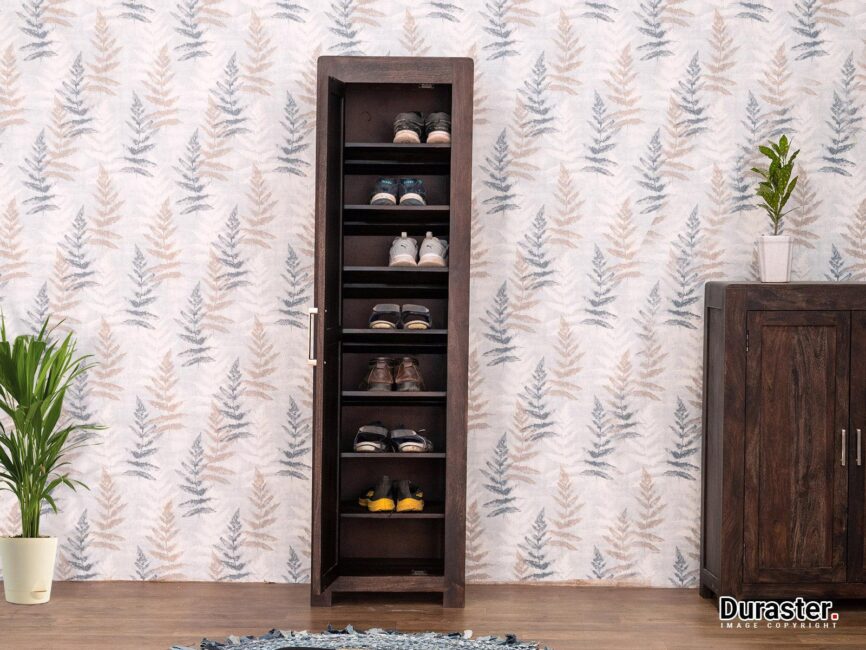 Gangaur Modern Sheesham Wood  Shoe Cupboard #1 - Duraster