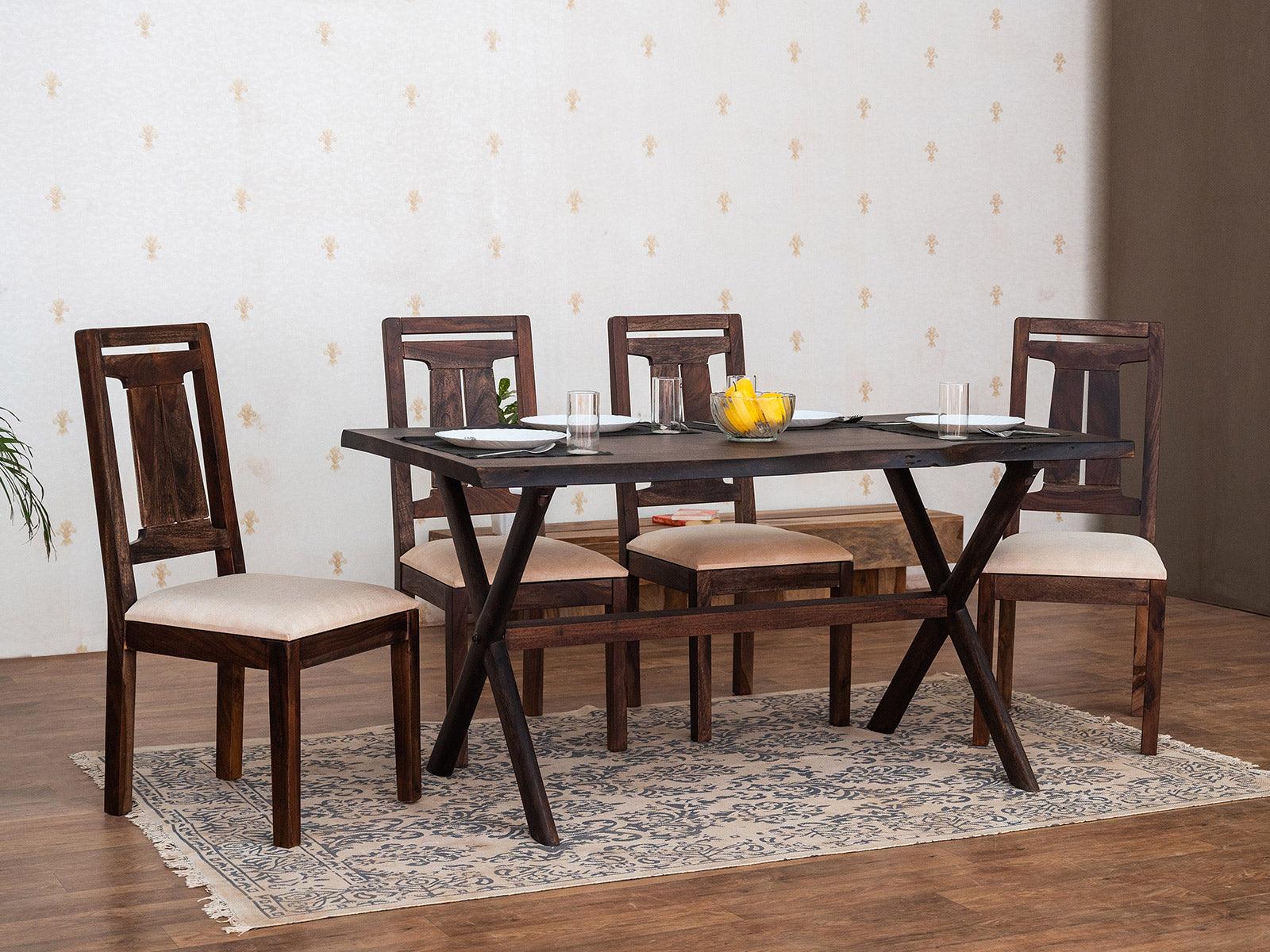 Gangaur Solid Sheesham wood Dining Set #6 - Duraster