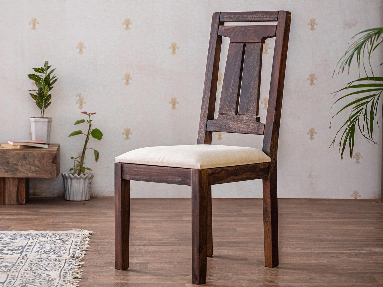 Gangaur Solid Sheesham wood Dining chair #6 - Duraster