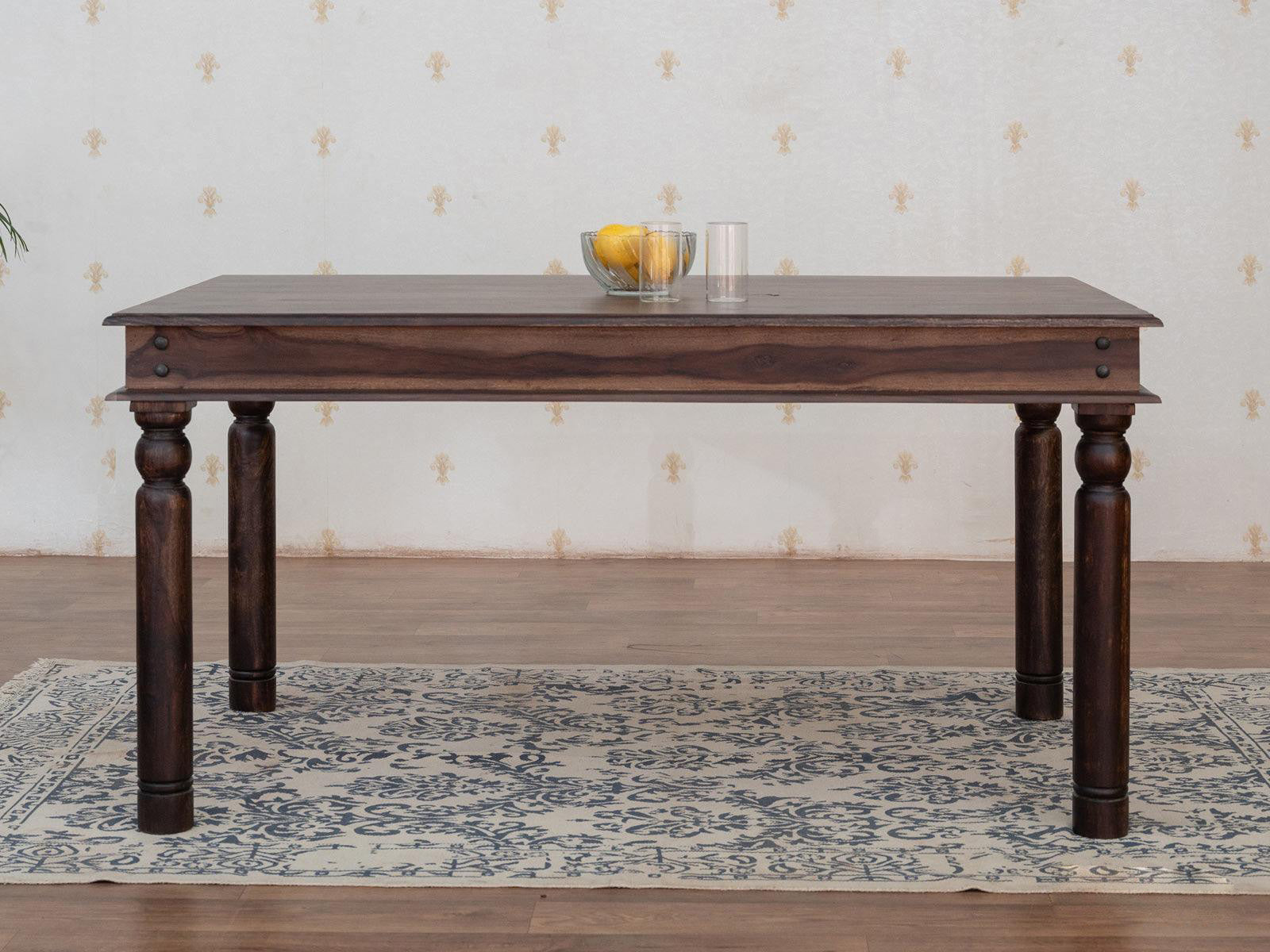 Duraster Gangaur Solid Wood 4 Seater Dining Table # 5
