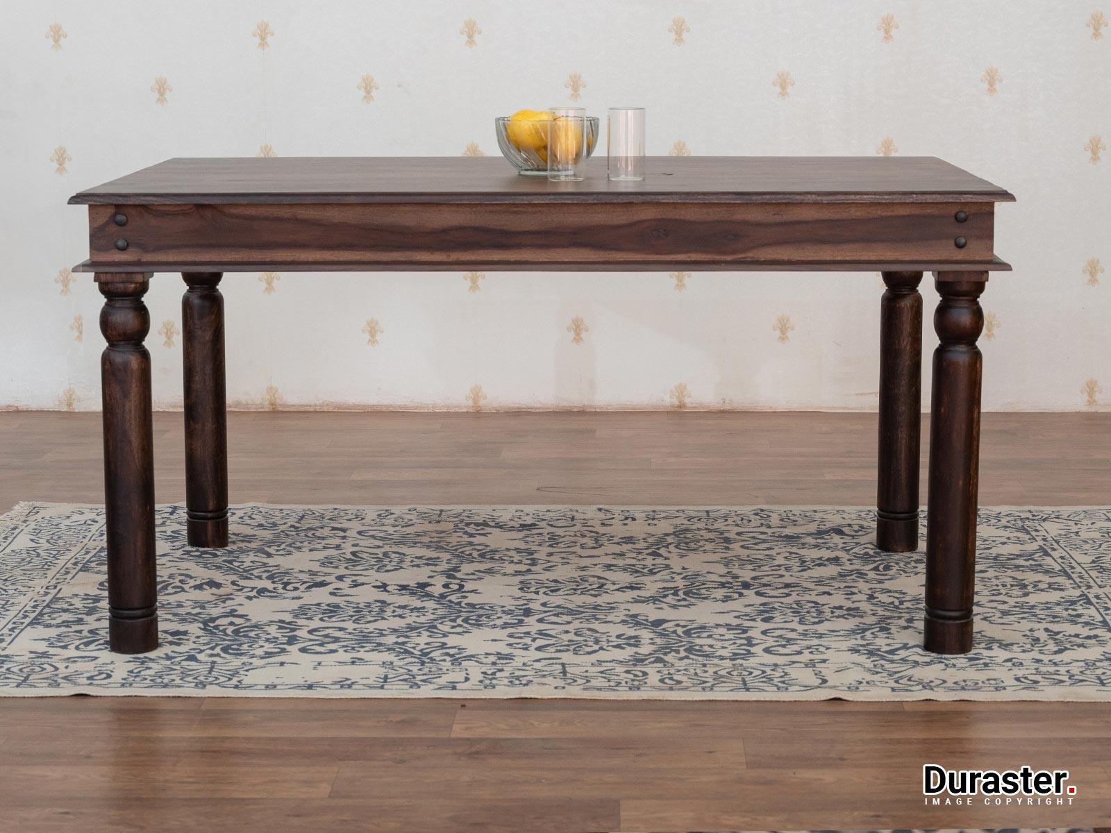 Gangaur Traditional Sheesham Dining Set with Chairs and Bench  #4 - Duraster