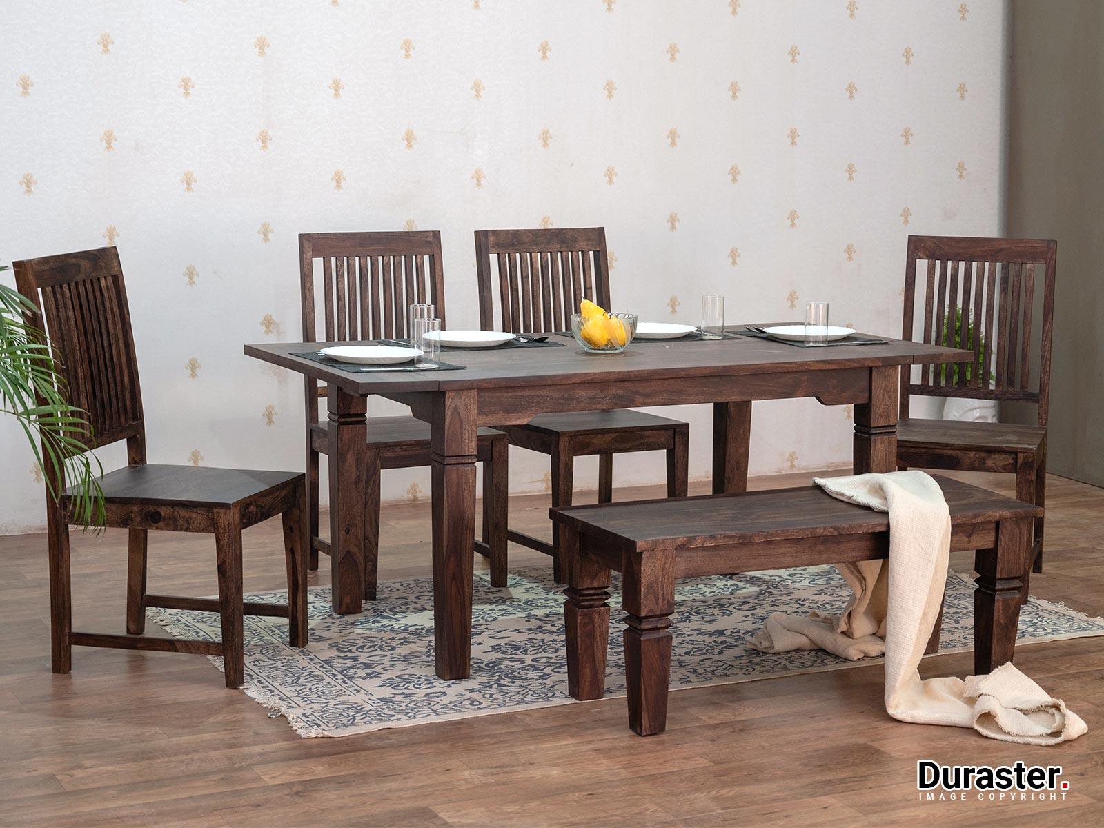 Gangaur Modern & Stylish Sheesham wood Dining Table #4 - Duraster
