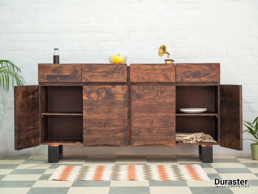 Gangaur Acacia wood Chest of Drawer Cabinet #11 - Duraster