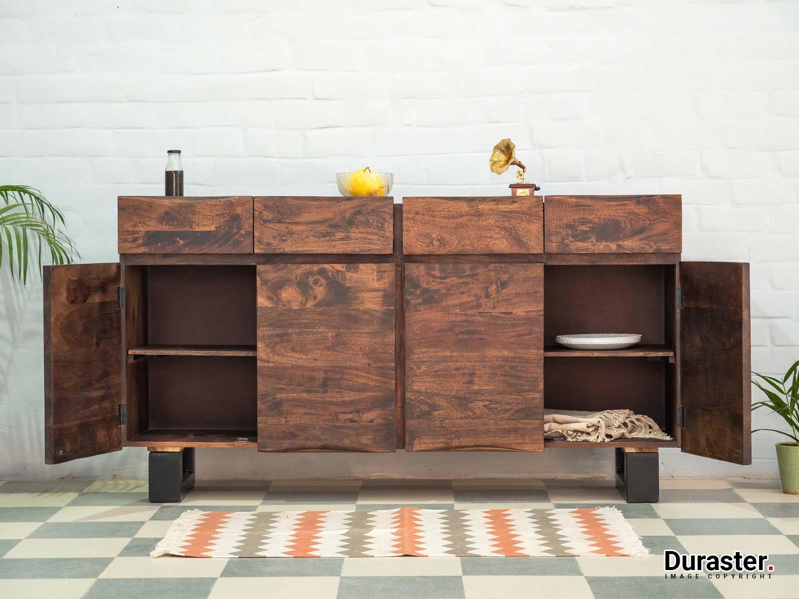Gangaur Acacia wood Chest of Drawer Cabinet #11 - Duraster