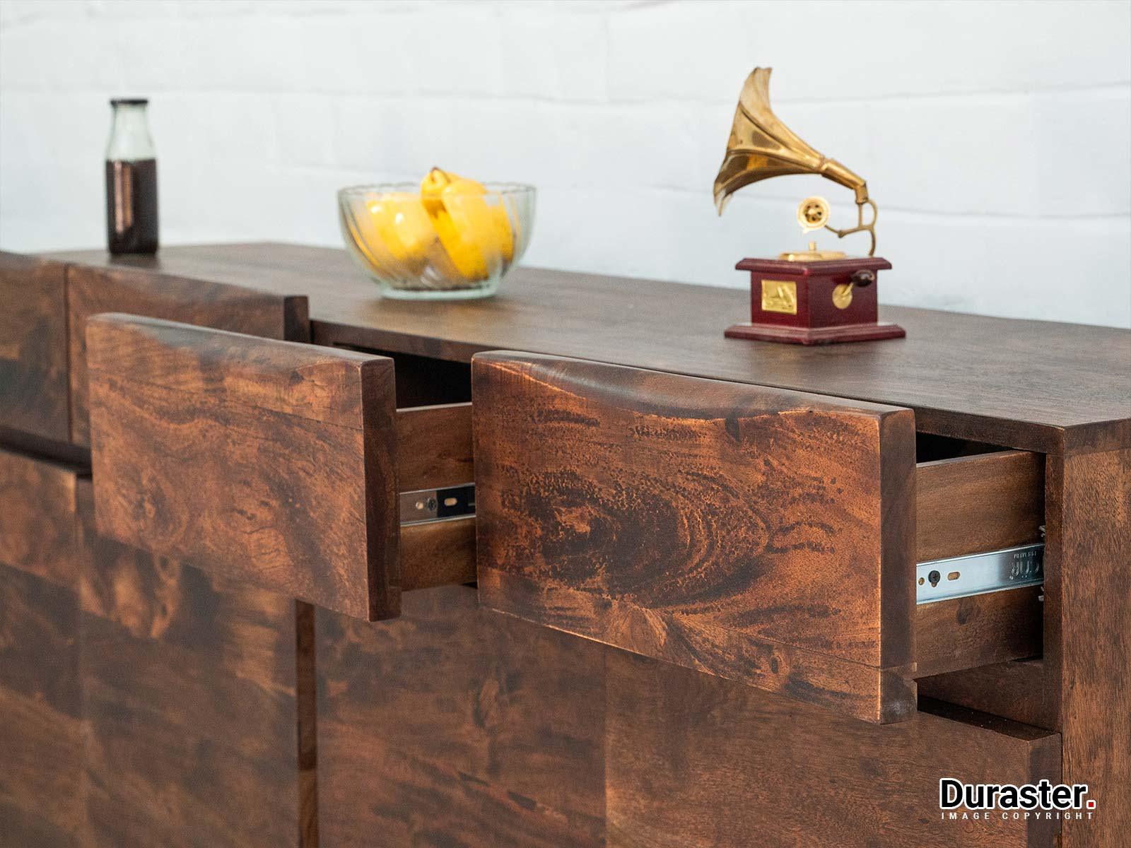 Gangaur Acacia wood Chest of Drawer Cabinet #11 - Duraster