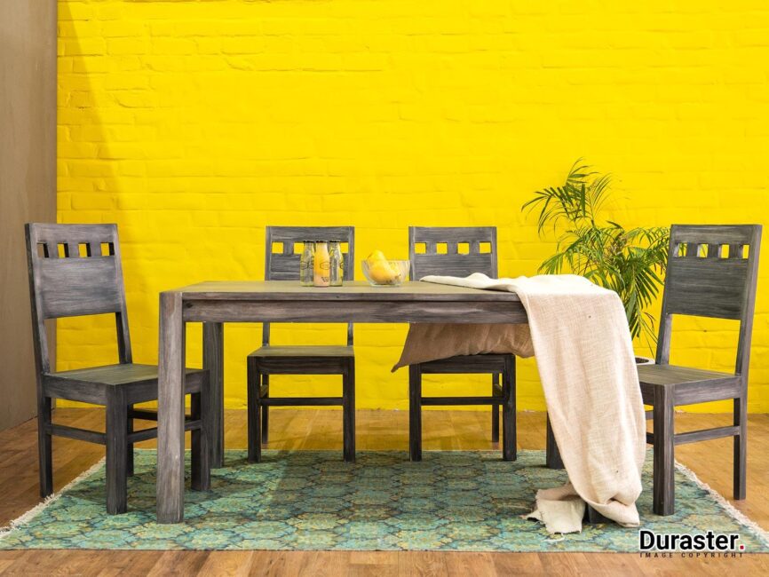Goa Solid  Acacia wood  Dining Set with Chairs (4, 6 & 8 Seater) - Duraster